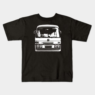 Bedford 1970s British classic coach monoblock white Kids T-Shirt